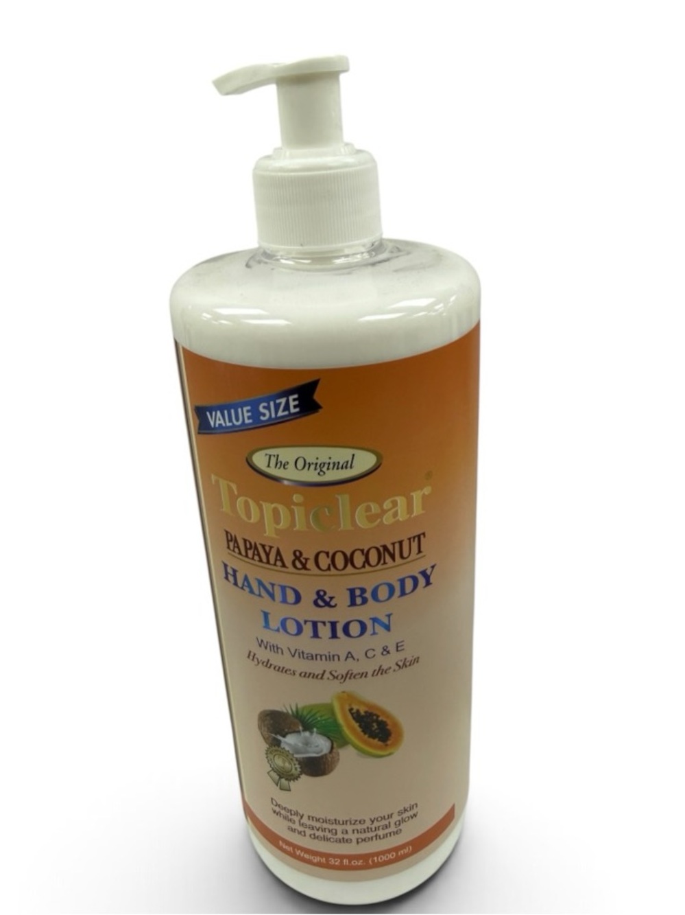Papaya & Coconut Hand & Body Lait - Orange